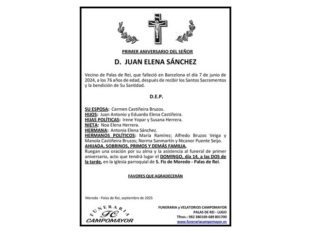 JUAN ELENA SÁNCHEZ