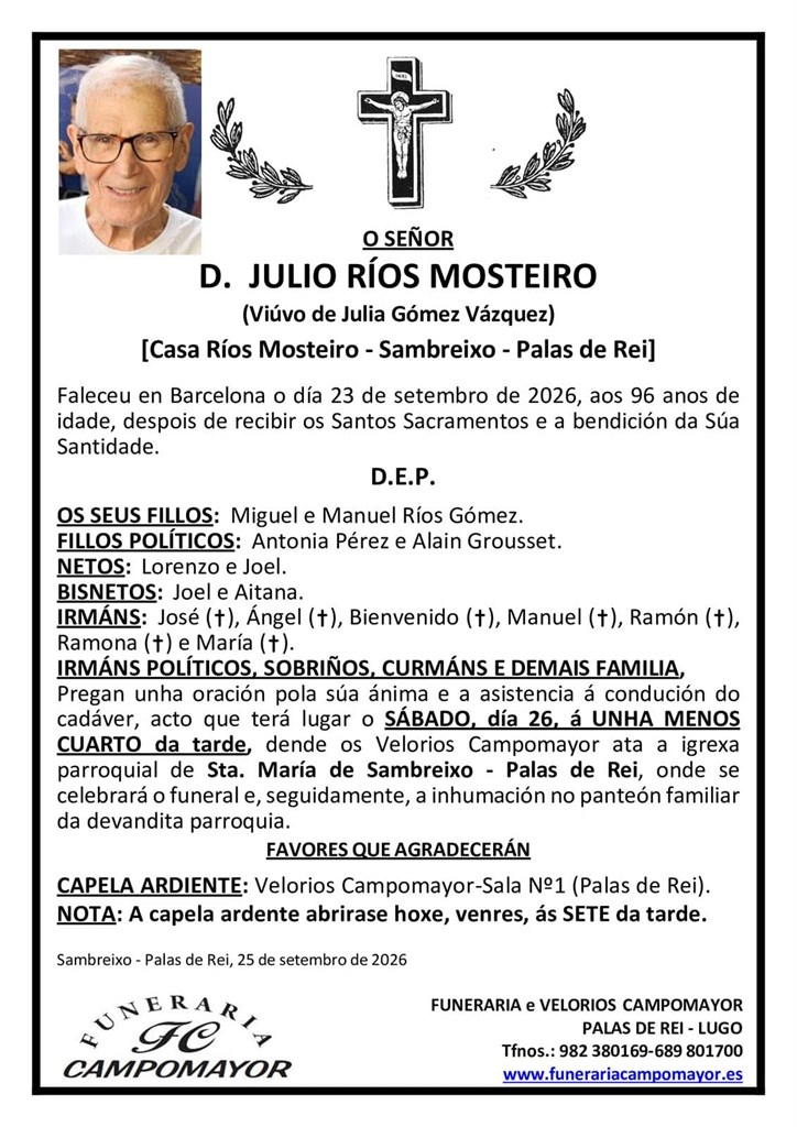 Foto principal JULIO RÍOS MOSTEIRO