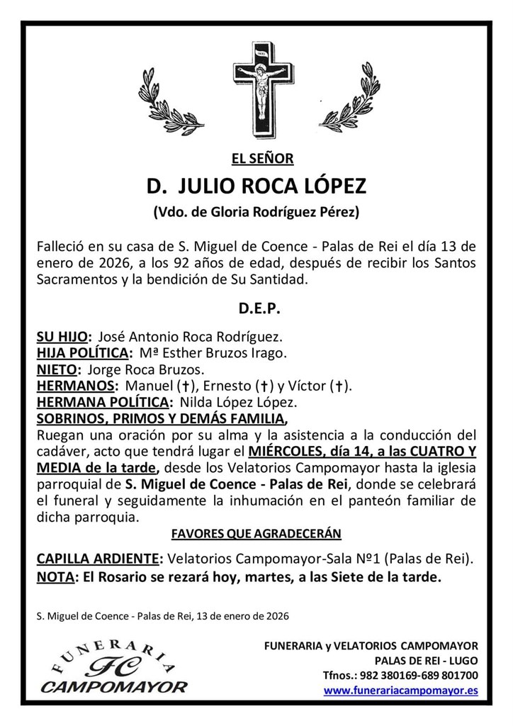 JULIO ROCA LÓPEZ