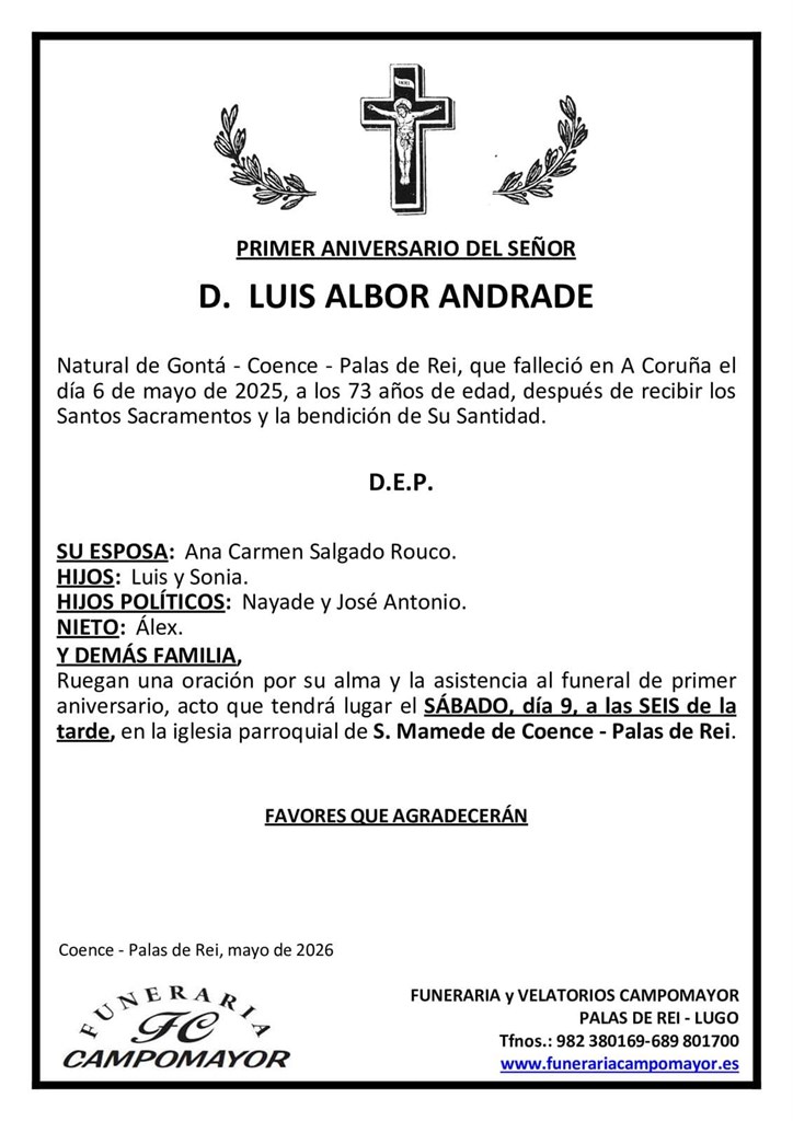 LUIS ALBOR ANDRADE