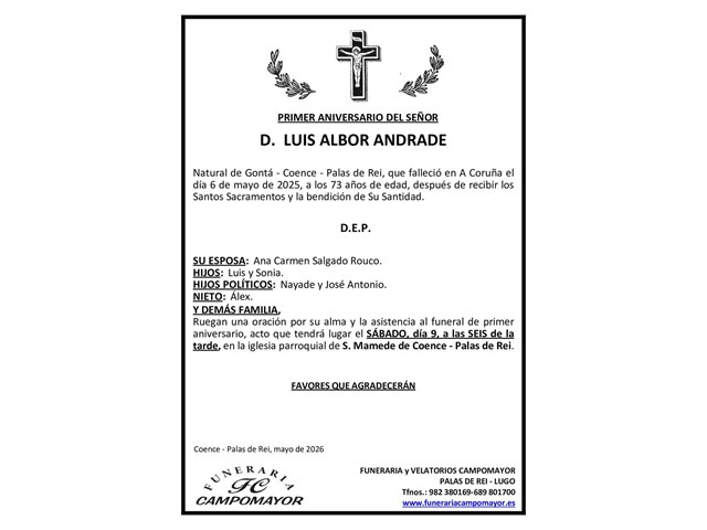 LUIS ALBOR ANDRADE