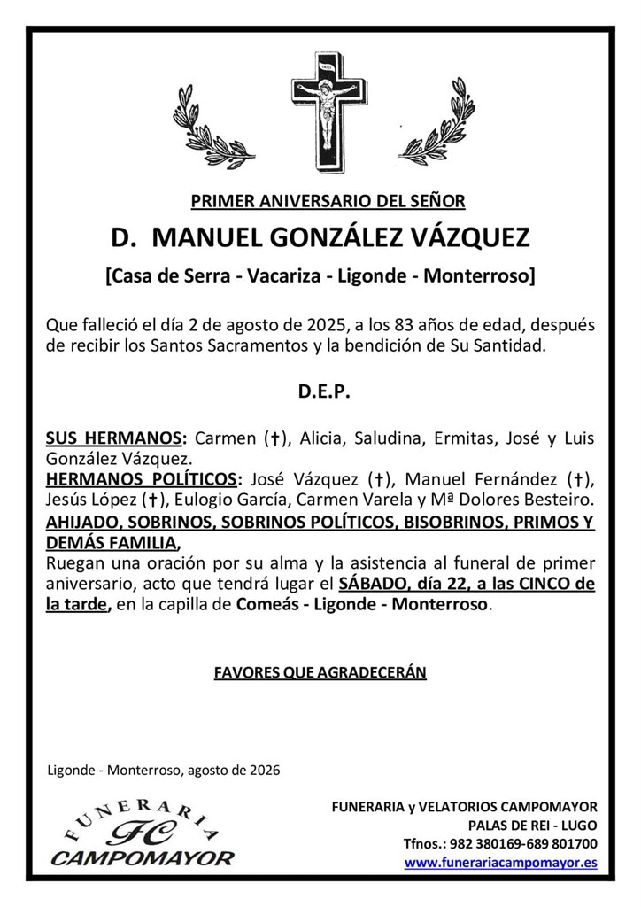 MANUEL GONZÁLEZ VÁZQUEZ