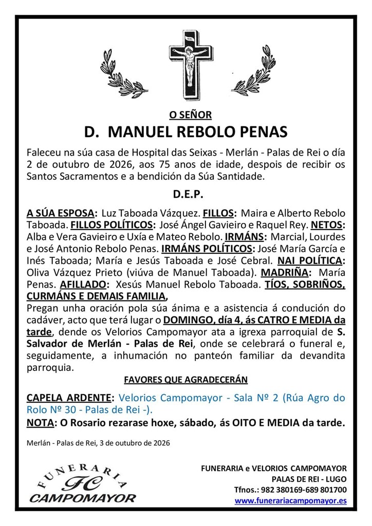Foto principal MANUEL REBOLO PENAS
