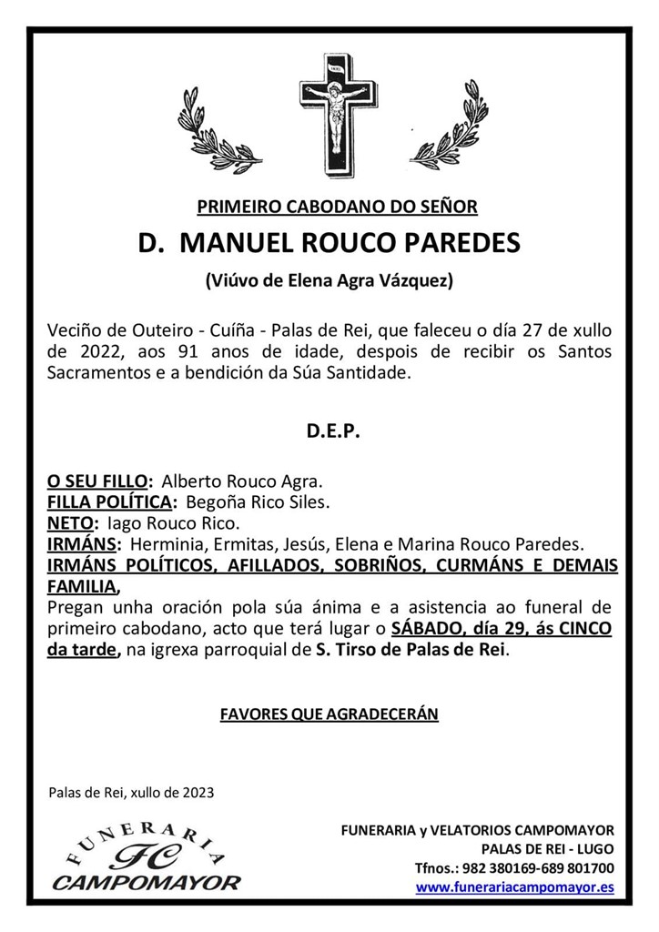 MANUEL ROUCO PAREDES