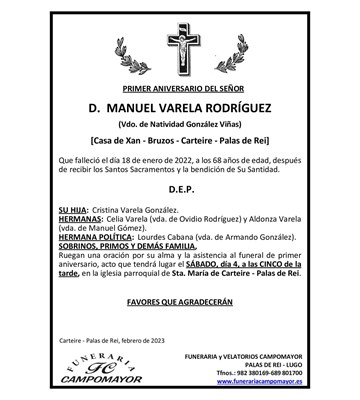 MANUEL VARELA RODRÍGUEZ
