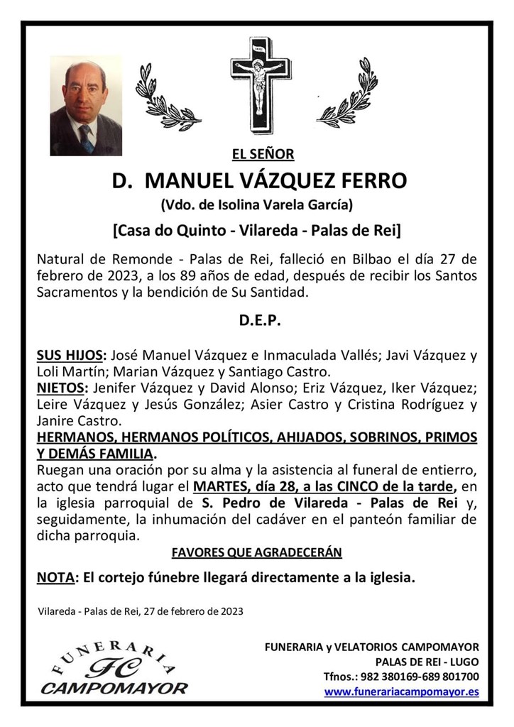 Foto principal MANUEL VÁZQUEZ FERRO