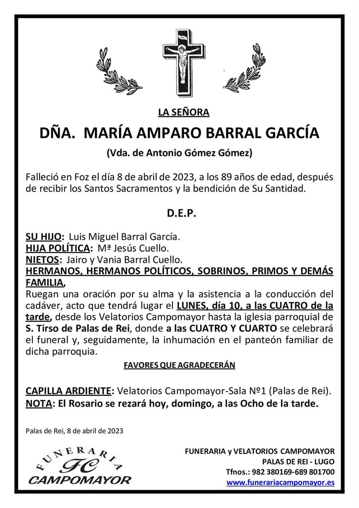 MARÍA AMPARO BARRAL GARCÍA