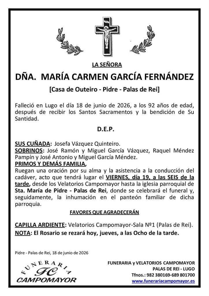Foto principal MARÍA CARMEN GARCÍA FERNÁNDEZ