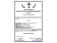 MARÍA DEL PILAR CORDEIRO RODRÍGUEZ