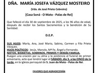 MARÍA JOSEFA VÁZQUEZ MOSTEIRO