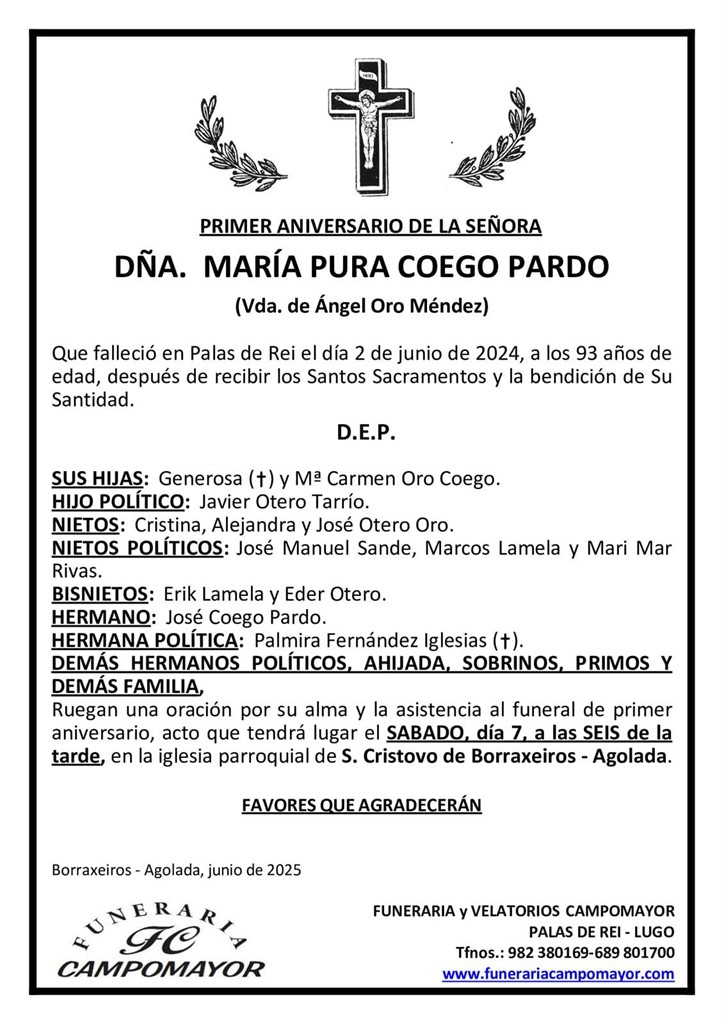 MARÍA PURA COEGO PARDO
