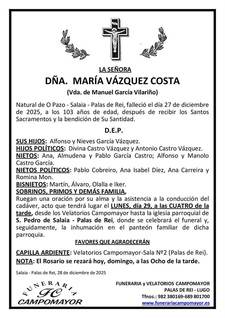 MARÍA VÁZQUEZ COSTA