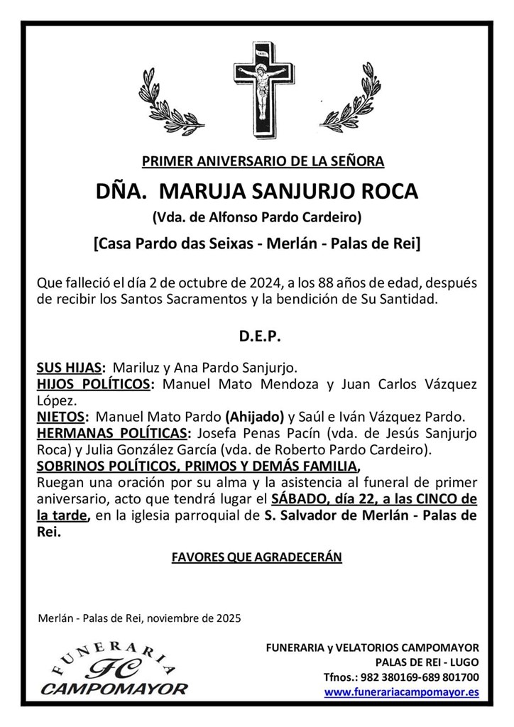MARUJA SANJURJO ROCA