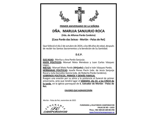 MARUJA SANJURJO ROCA