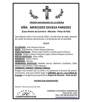 MERCEDES DEVESA PAREDES