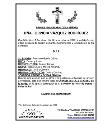 ORPIDIA VÁZQUEZ RODRÍGUEZ