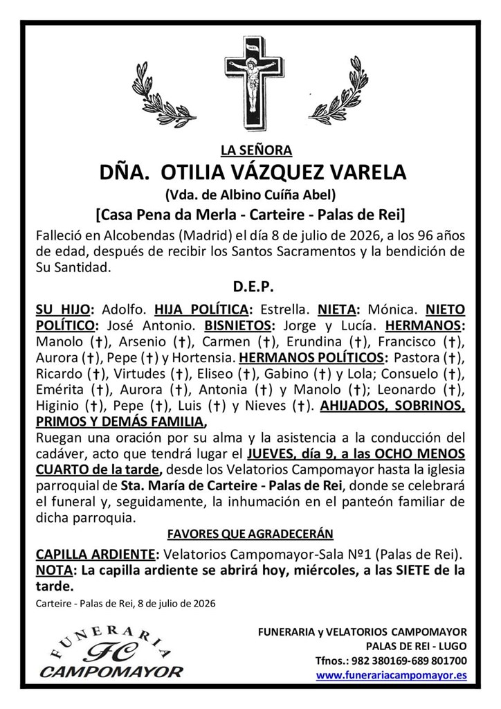 Foto principal OTILIA VÁZQUEZ VARELA