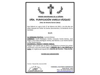 PURIFICACIÓN VARELA VÁZQUEZ