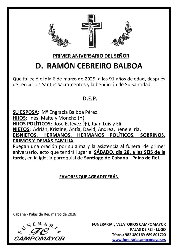 RAMÓN CEBREIRO BALBOA