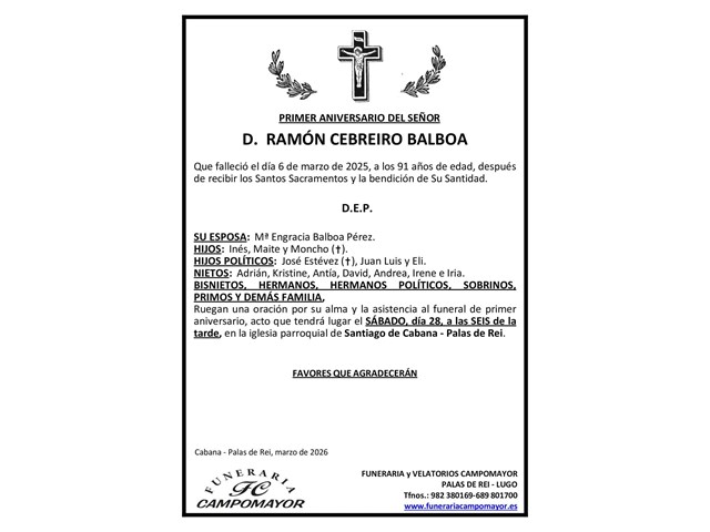 RAMÓN CEBREIRO BALBOA