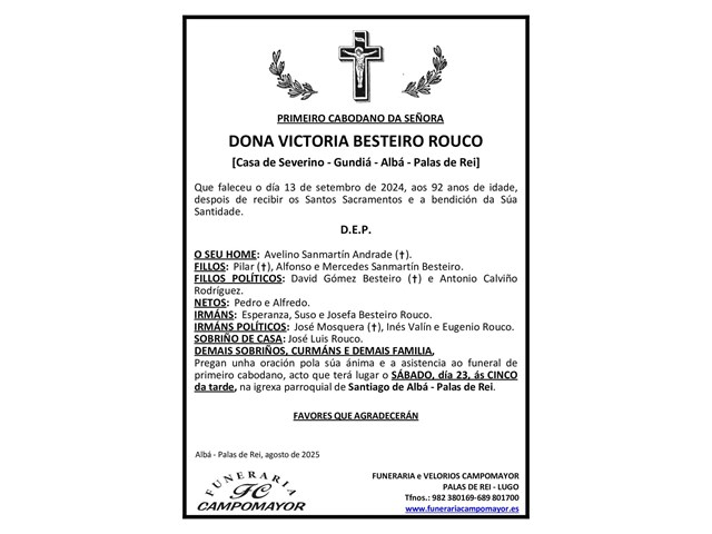 VICTORIA BESTEIRO ROUCO