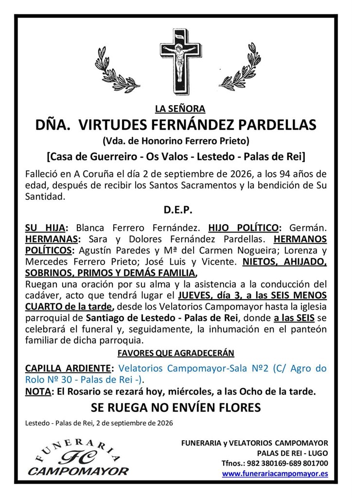 Foto principal VIRTUDES FERNÁNDEZ PARDELLAS