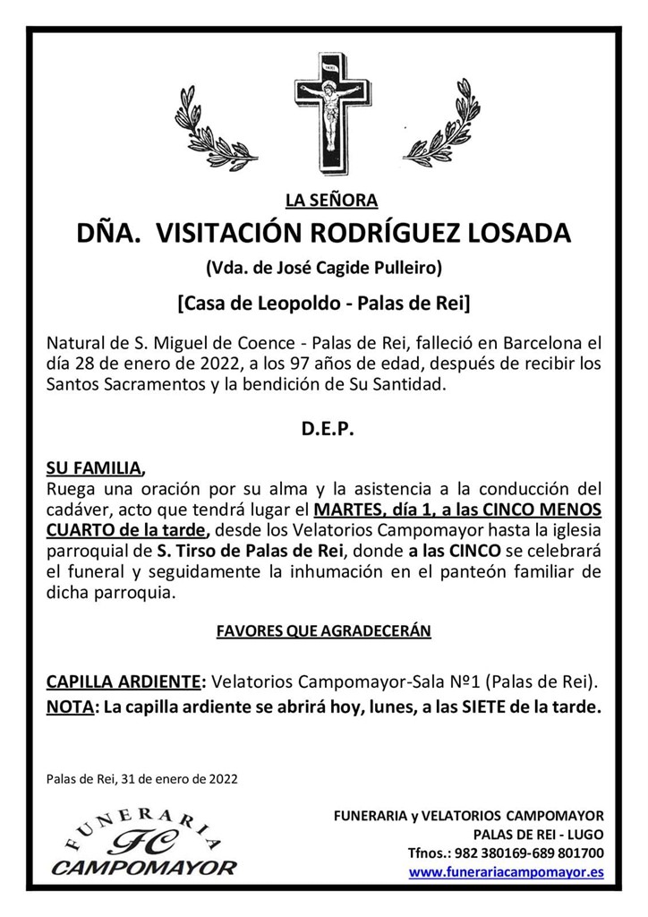 VISITACIÓN RODRÍGUEZ LOSADA